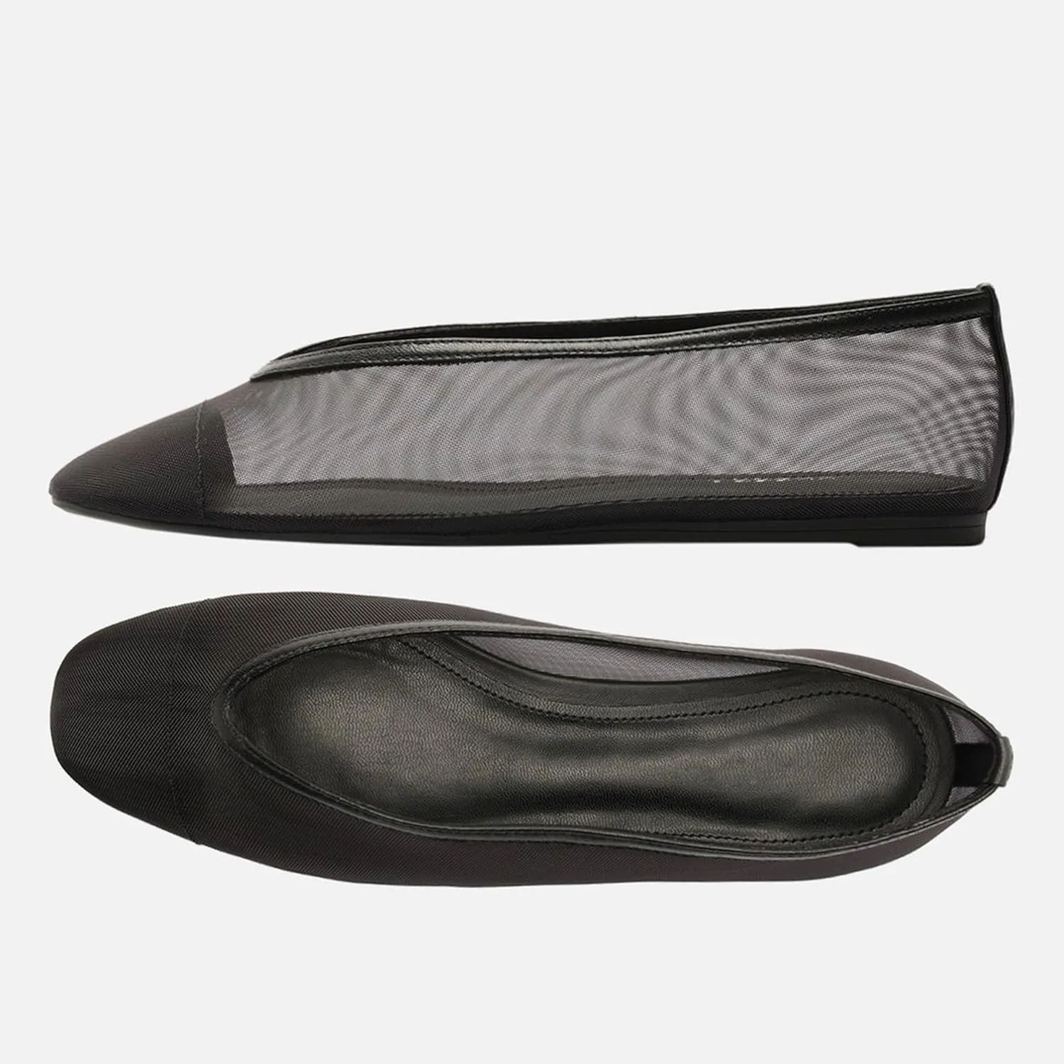 Mesh Ballet Flats for Women - Breathable and Comfortable Pull - on Style, Cute, Stylish, Elegant for Casual Wear