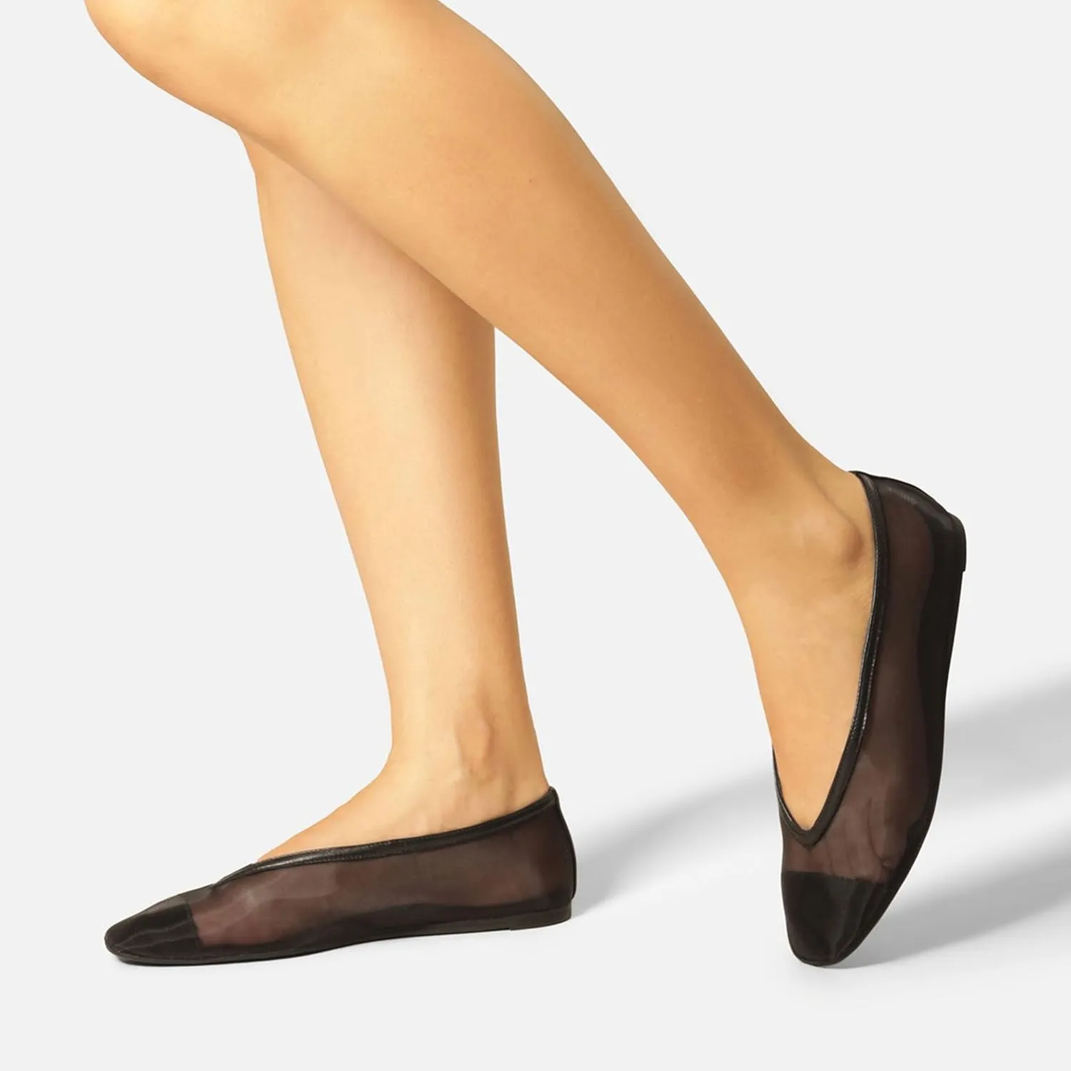 Mesh Ballet Flats for Women - Breathable and Comfortable Pull - on Style, Cute, Stylish, Elegant for Casual Wear