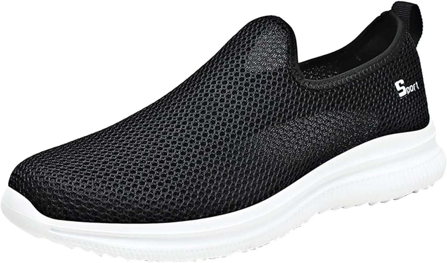 Mesh Slip On Sneaker for Women Non Slip Casual Sneakers Walking Shoes Women Arch Support Comfort Lightweight Breathable Running Shoes
