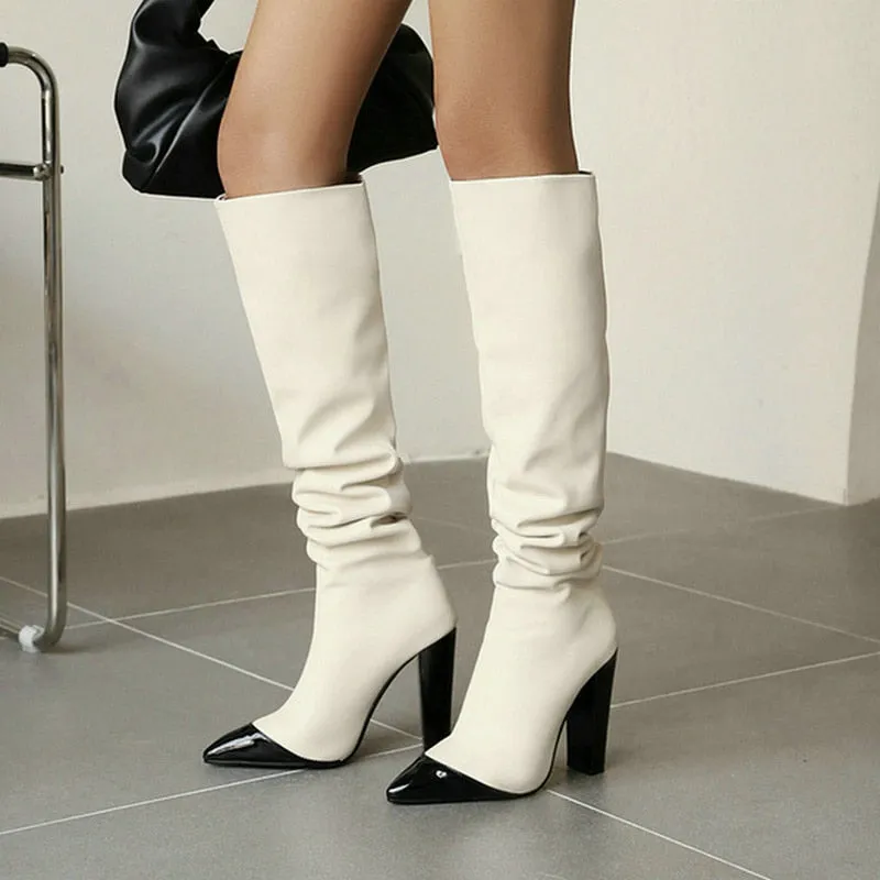 Microfiber Over-the-Knee Boots