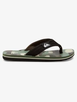 Molokai Layback II Black/Brown/Green Sandals (Kids)