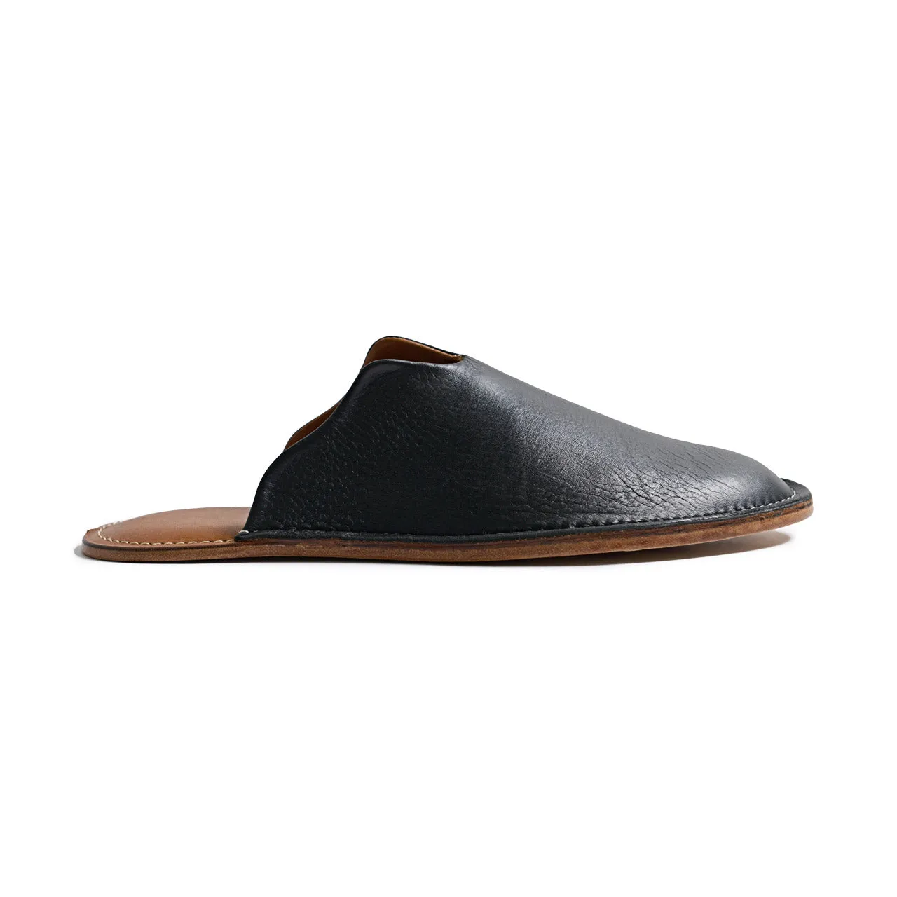 Mr. Grumpy Leather Slippers