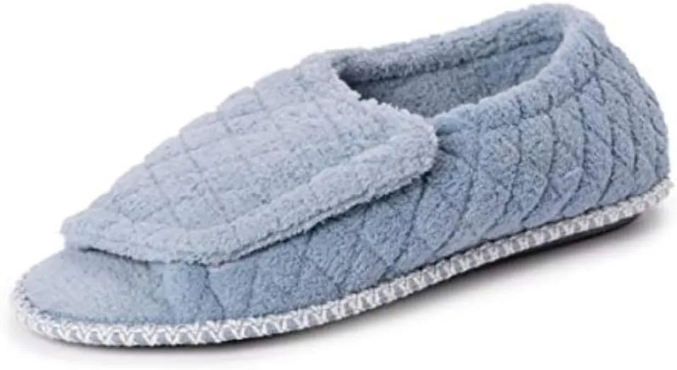 Muk Luks Marylou Women's Micro Chenille Slippers - Freesia Blue