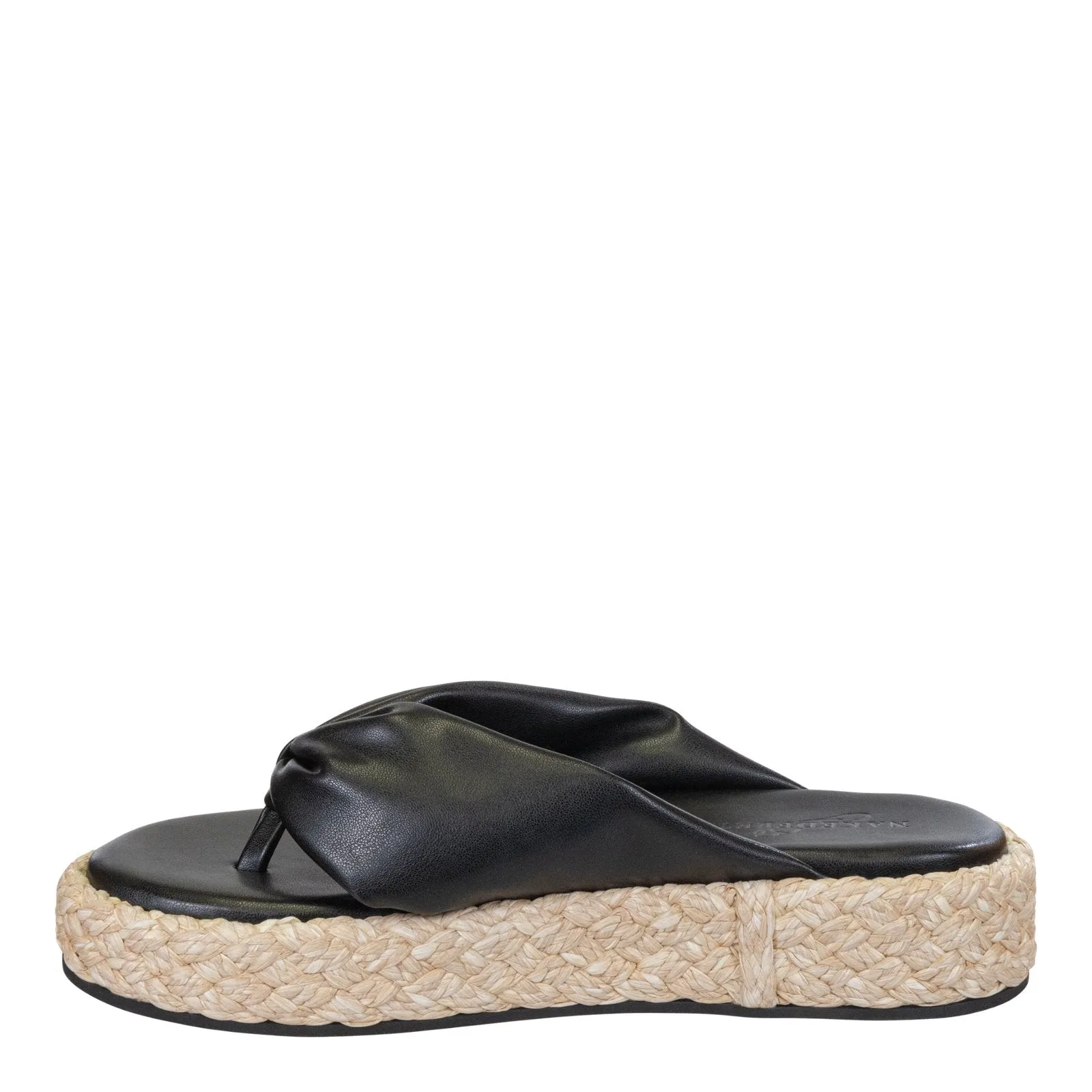 Naked Feet: COSTA in BLACK Platform Sandals