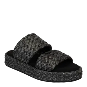 NAKED FEET - SANTORINI in BLACK Espadrille Sandals
