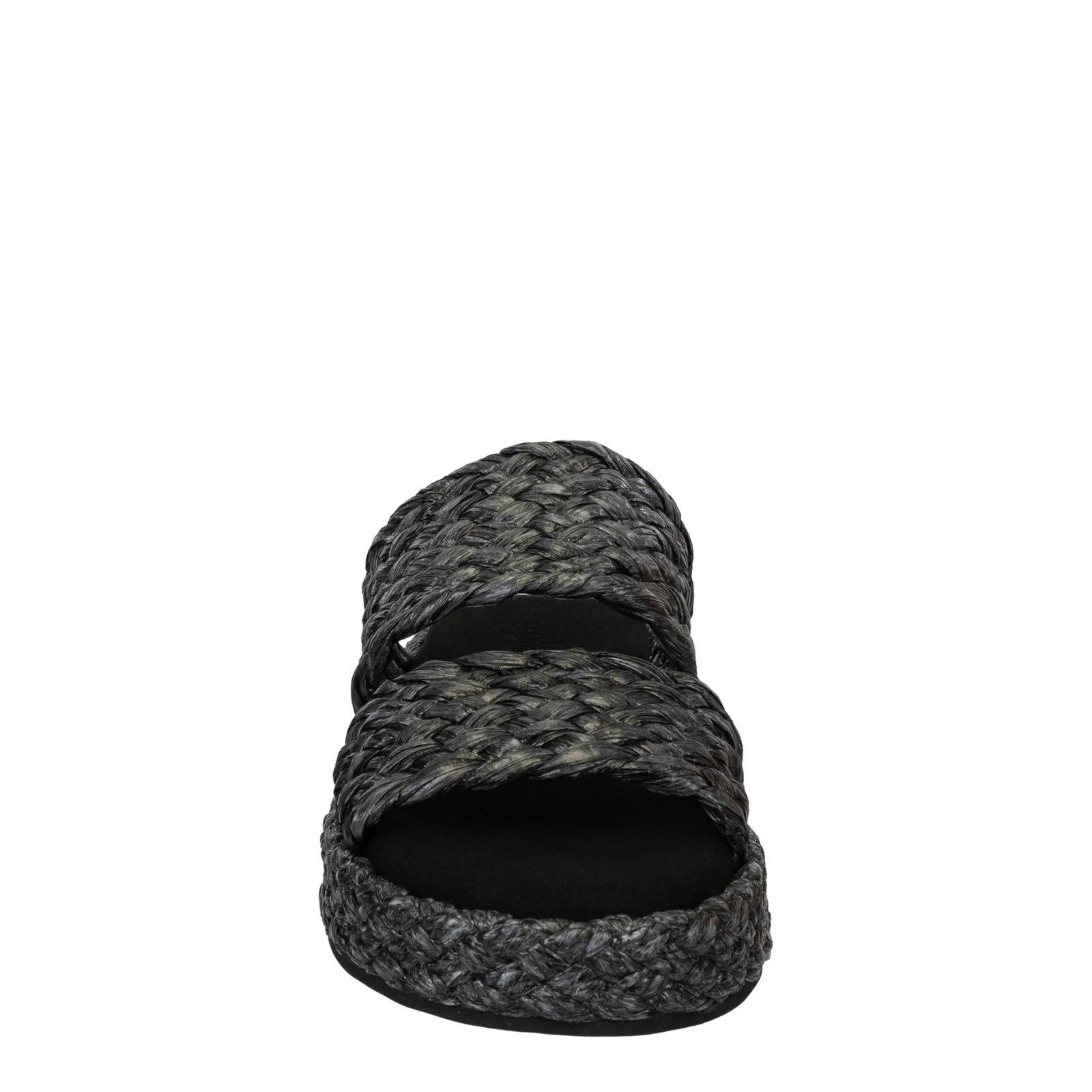 NAKED FEET - SANTORINI in BLACK Espadrille Sandals