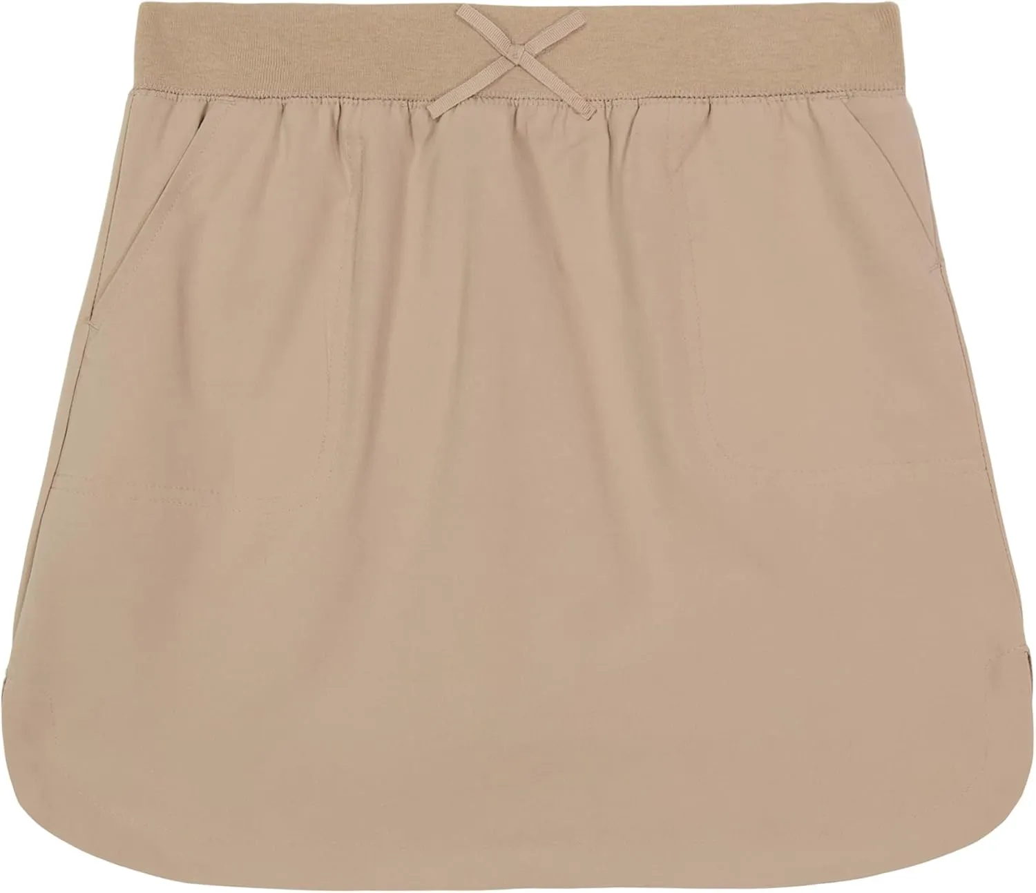 Nautica Girls' School Uniform Pull-on Scooter Skirt with Undershorts, Knit Waistband & Functional Pockets