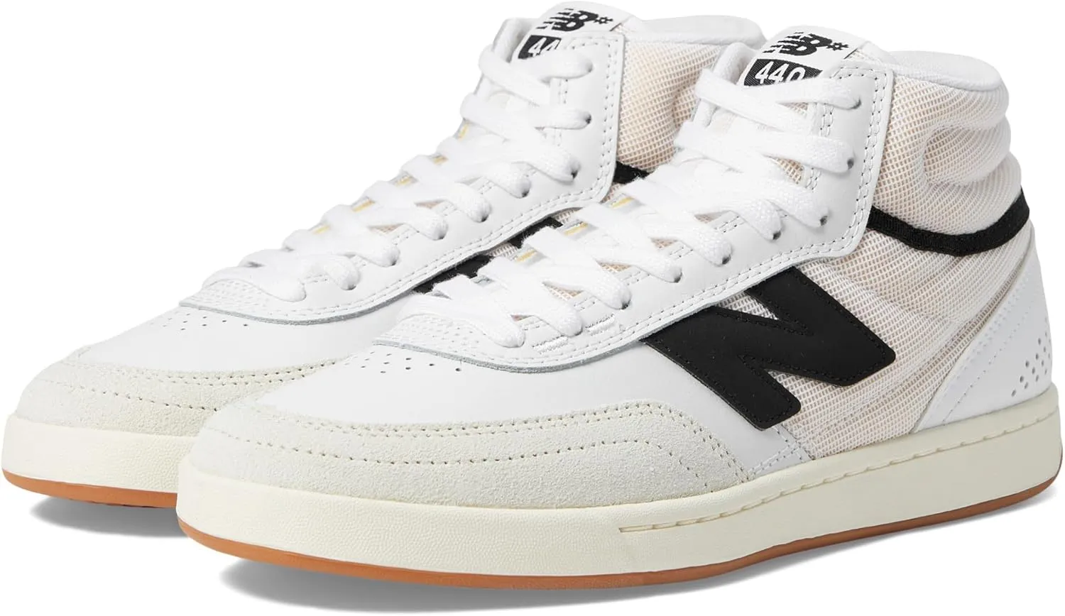 New Balance 440 High White/Black 1 US Men's 10, Women's 11.5 Medium