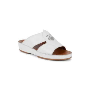 NEW Bally Hakman Men's 6211914 White Grained Leather Sandals US 12 MSRP $625
