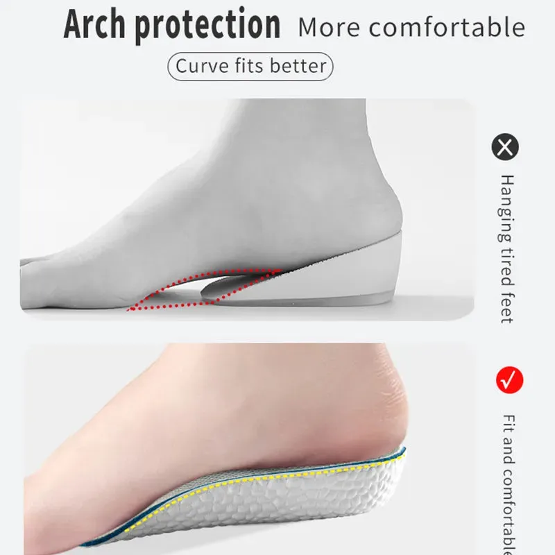 New Height Increase Insoles Shoes