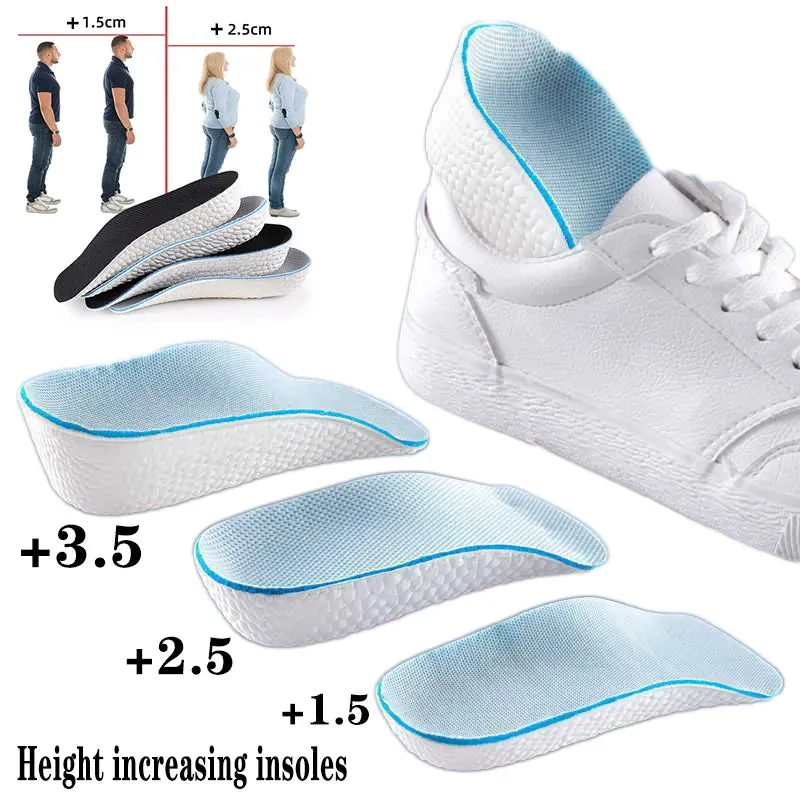 New Height Increase Insoles Shoes