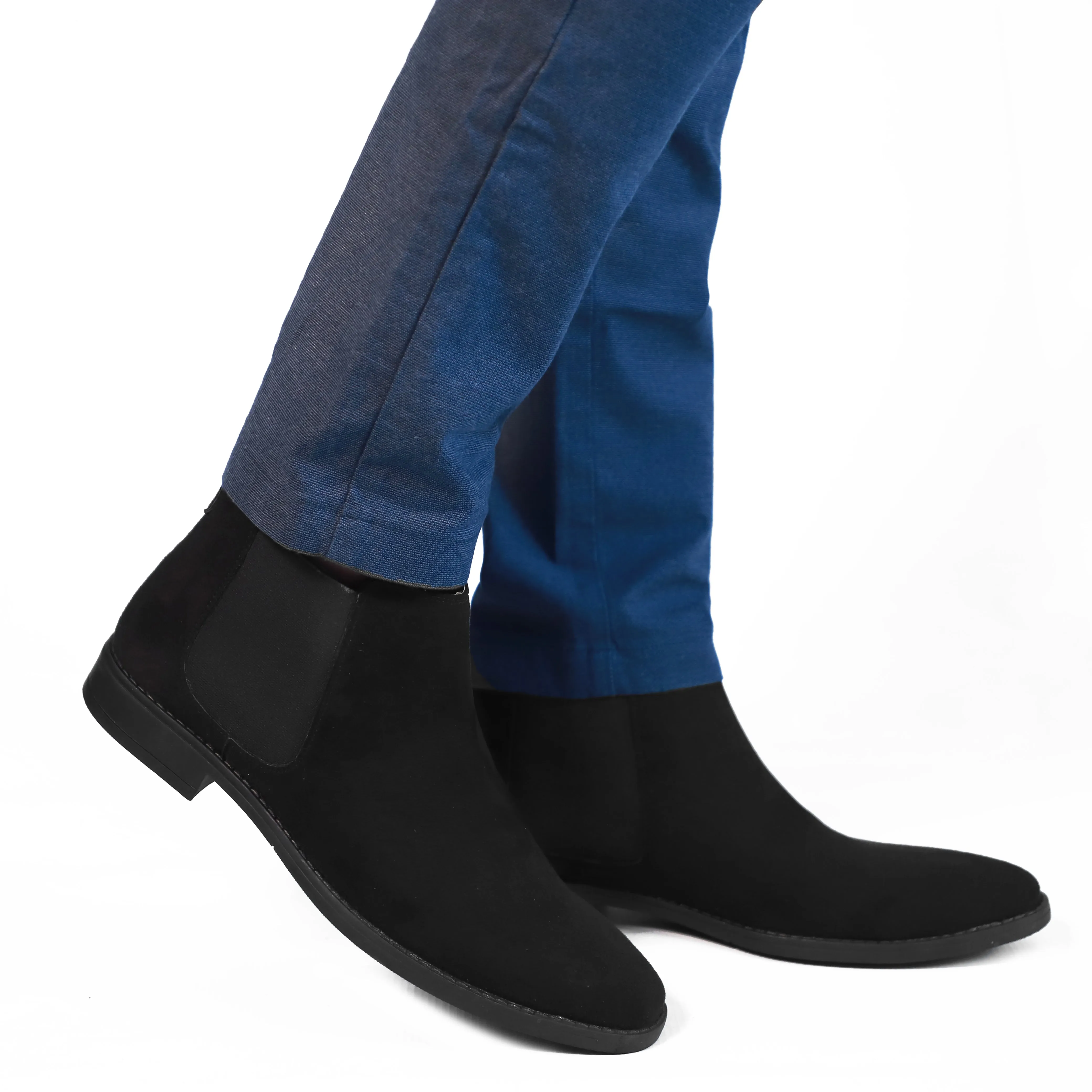NICHE Black Suede Chelsea Boot
