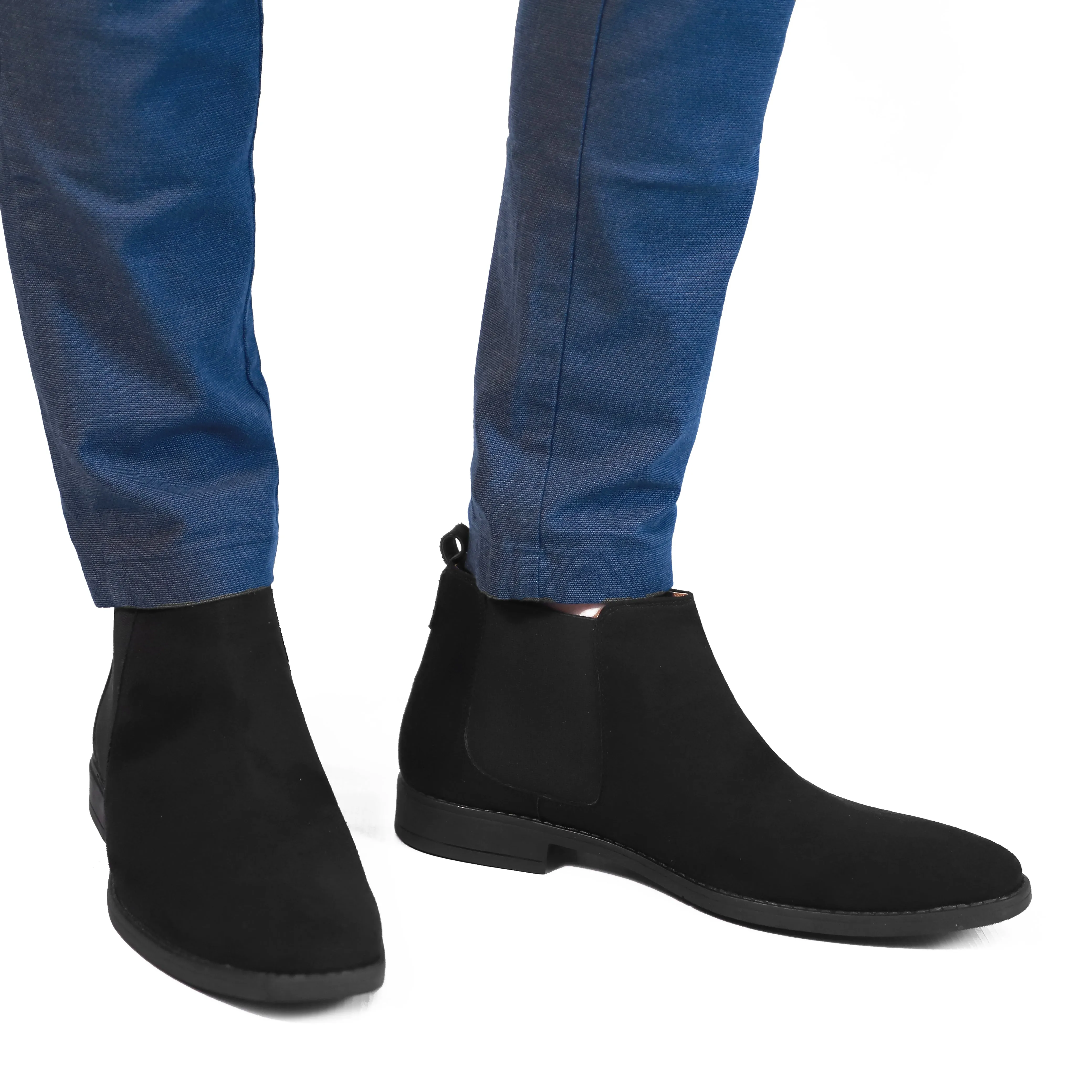NICHE Black Suede Chelsea Boot