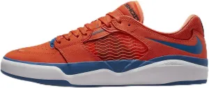Nike SB Ishod WAIR Premium Skate Shoes (DZ5648-800, Orange/Orange/Black/Blue Jay) Size 8