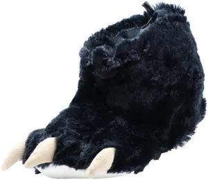 NORTY Mens L Black Bear Bootie Slippers 17058
