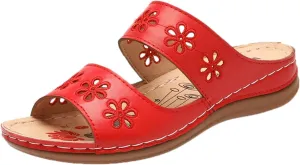 Orthopedic Sandals for Men Leather Orthopedic Supportive Sandals for Women Orthopedic Womens Flat Sandals Comfortable Orthotic Stylish Sandals for Women 2025 Womens Arch Support Slipper
