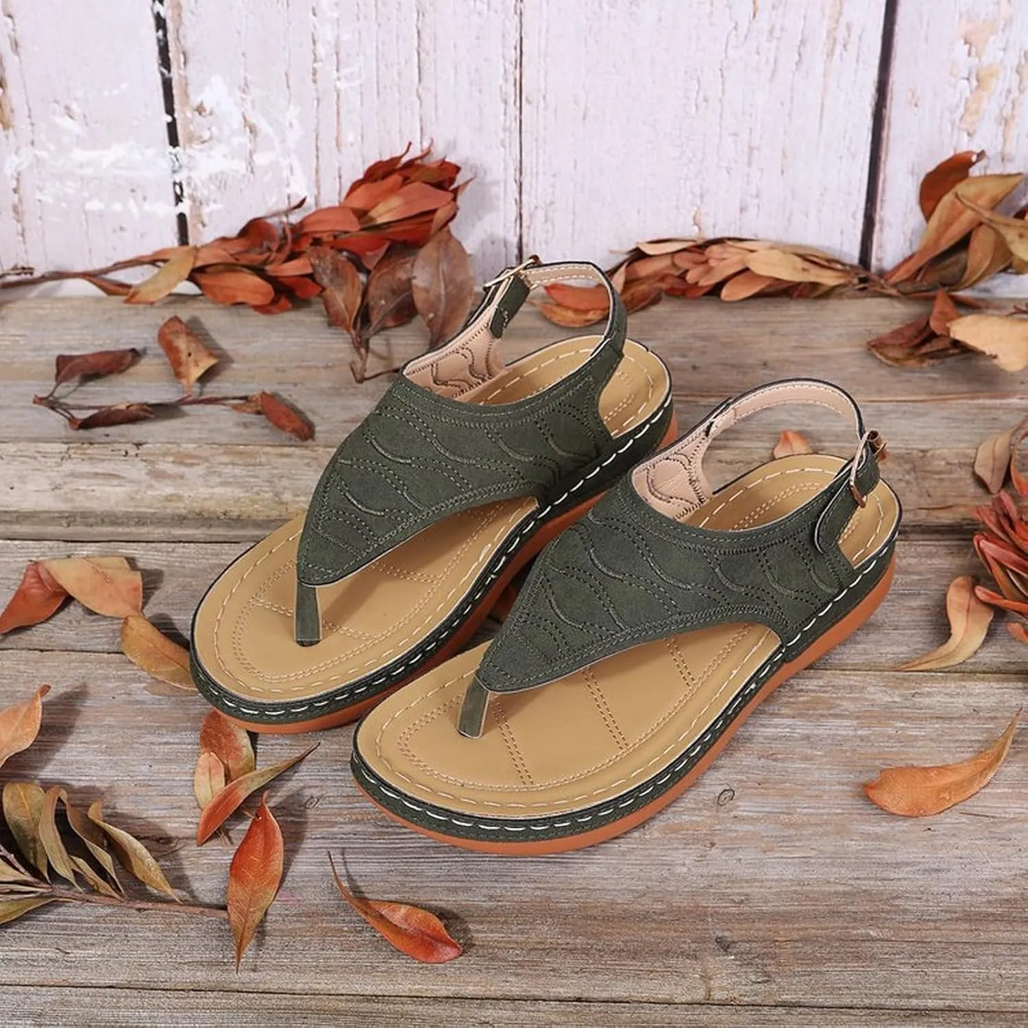 Orthopedic Sandals for Women Comfortable Walking Summer Sandals with Arch Support Wedge Sandals 2025 Flip Flops Sandals Platform Dressy Slip on Thong Shoes Fashion Beach Dress Vacation