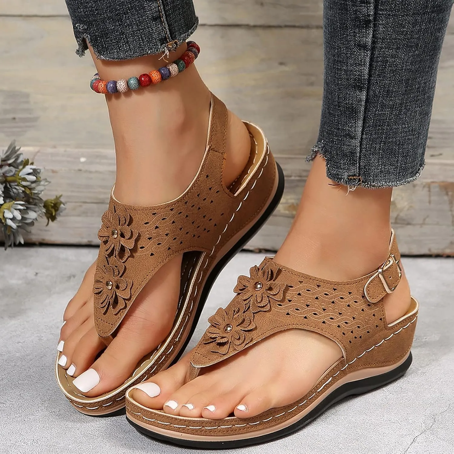 Orthopedic Sandals for Women Dressy Orthopedic Women's Sandals Wide Width Orthopedic Womens Wide Width Flip Flops Orthopedic Womens Sandals Slip On Dressy Wide Width Flip Flops Women Arch Support