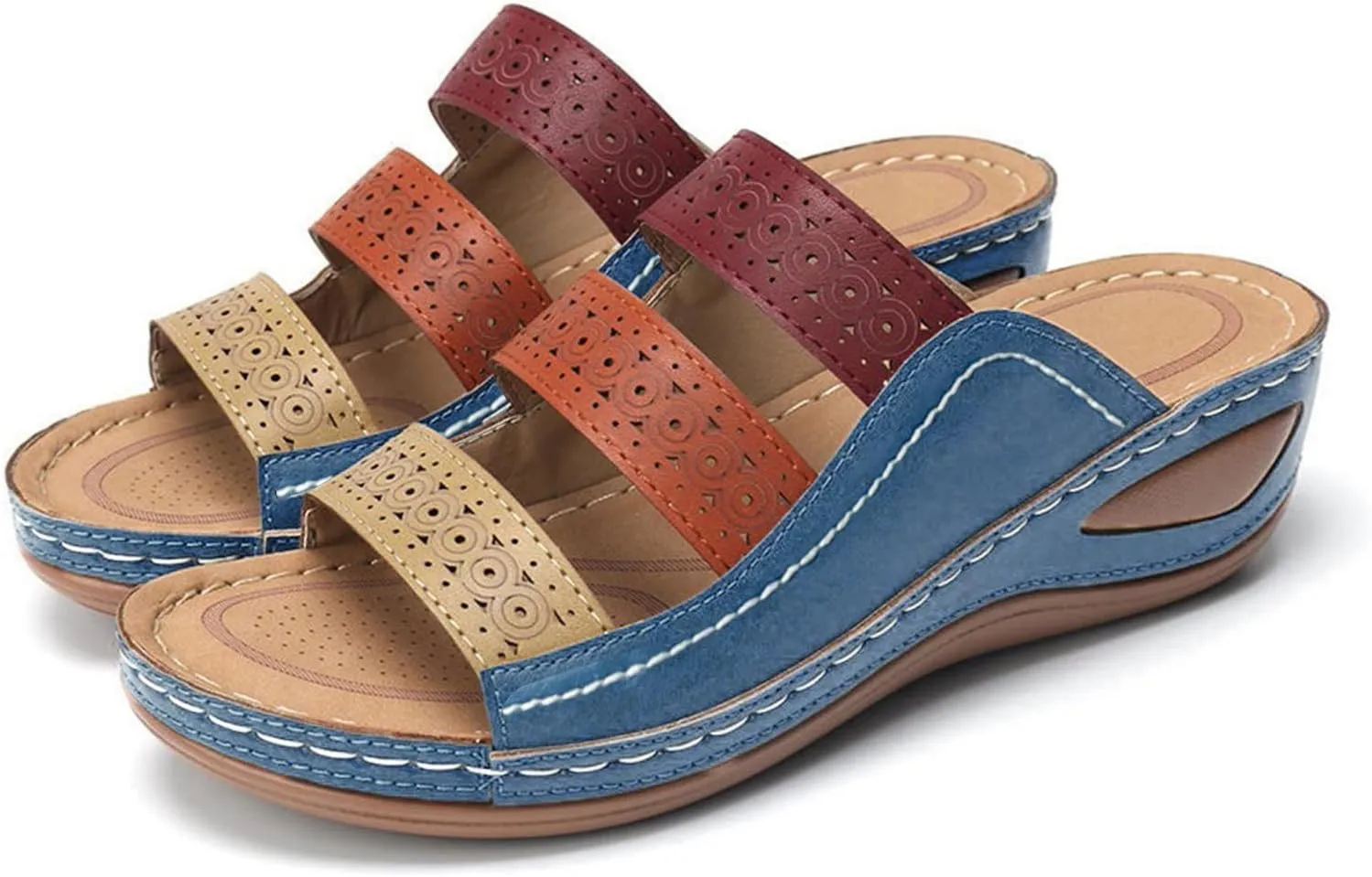 Orthopedic Sandals with Support Orthopedic Summer Shoes Women Comfortable Women's Sandals Orthotic Womens Summer Strappy Sandals Summer Dressy Sexy Sandals with Heels for Women 2025 with Straps