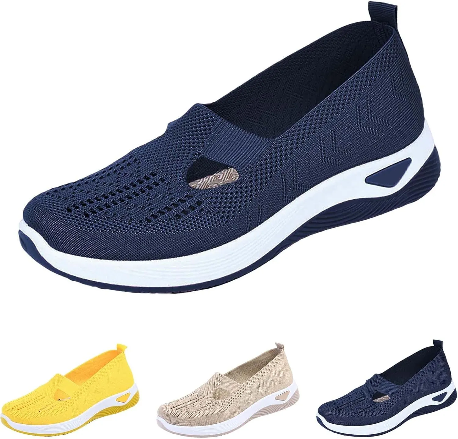 Orthopedic Shoes for Women Woven Orthopedic Mens Running Shoes High Top Men's Shoes Casual White Platform Sneakers Slip On Tennis Shoe Cross Trainer Shoe
