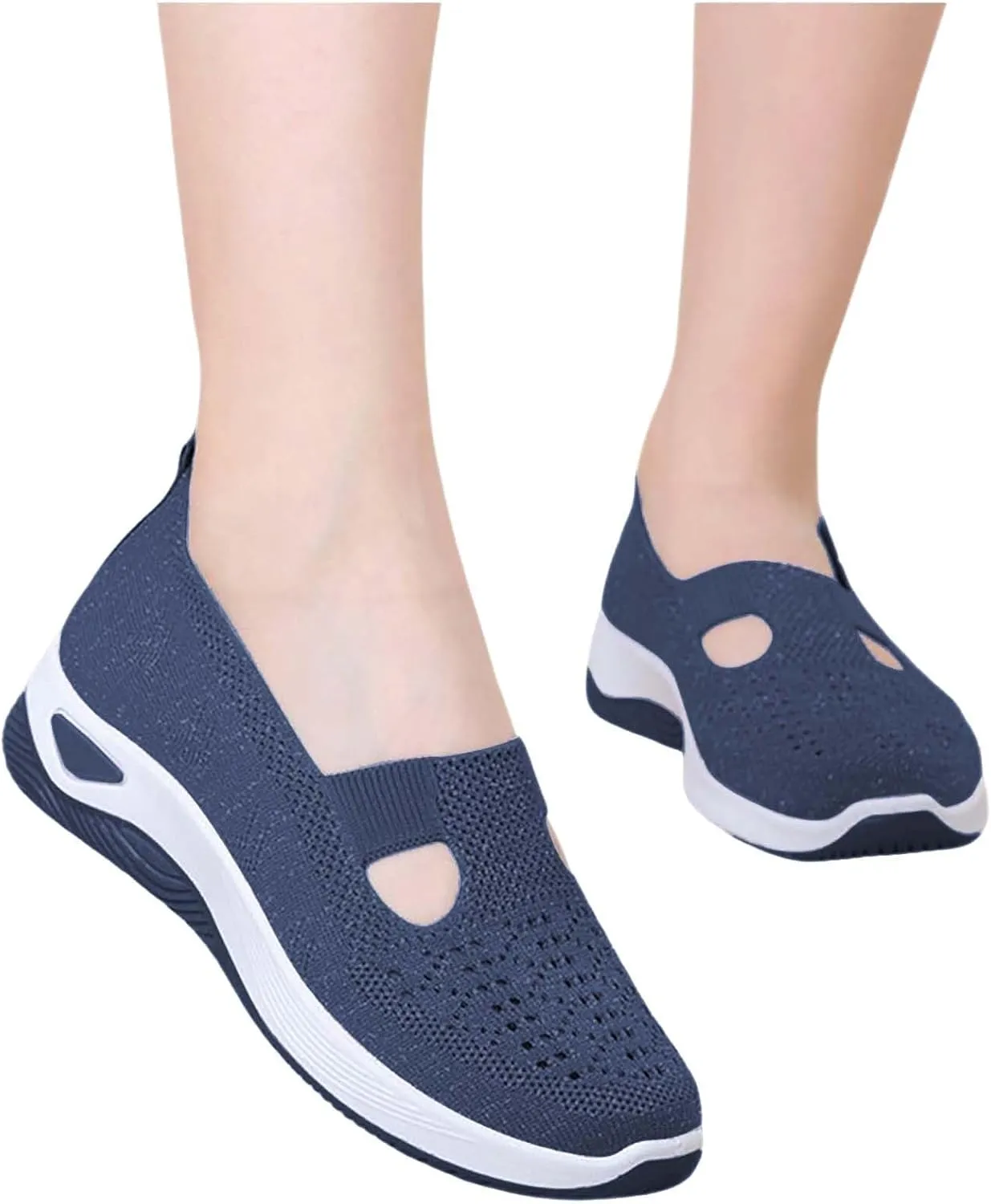 Orthopedic Shoes for Women Woven Orthopedic Mens Running Shoes High Top Men's Shoes Casual White Platform Sneakers Slip On Tennis Shoe Cross Trainer Shoe