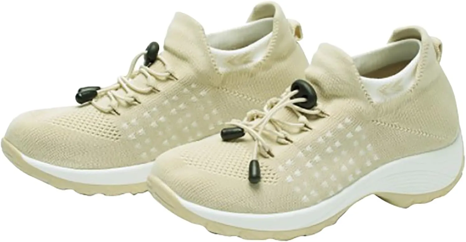 Orthopedic Shoes for Women Woven Slip on Walking Slip On Shoes Women Casual Dress Casual Shoes White Sneakers Platform Tennis Shoe Loafers Shoe