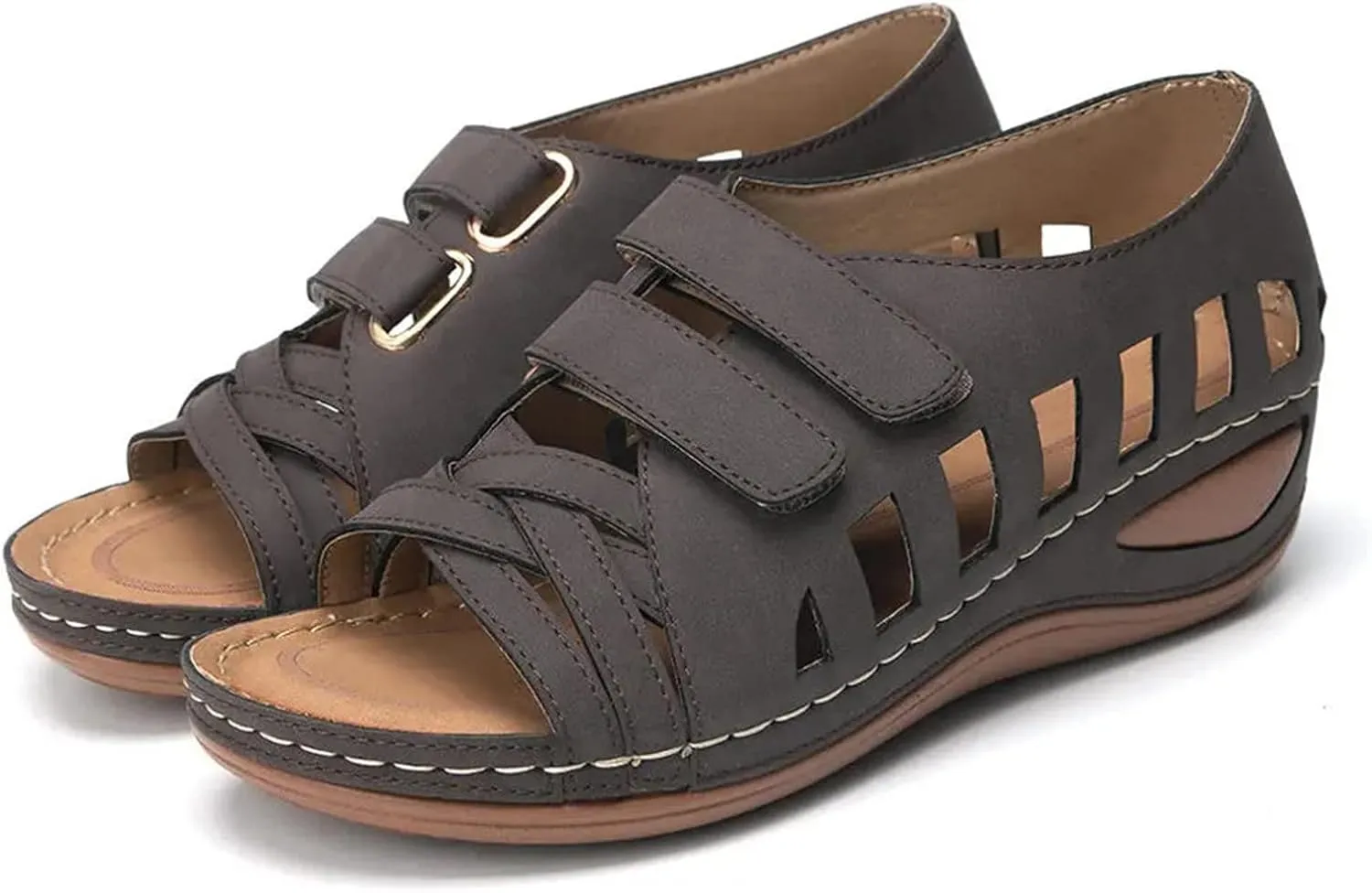 Orthopedic Slipper with Back Strap Orthotic Womens Athletic Sandals Sandals with Straps Orthopedic Womens Elastic Strap Flat Sandals Casual Summer Orthopedic Medical Sandals for Women