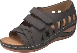 Orthopedic Slipper with Back Strap Orthotic Womens Athletic Sandals Sandals with Straps Orthopedic Womens Elastic Strap Flat Sandals Casual Summer Orthopedic Medical Sandals for Women