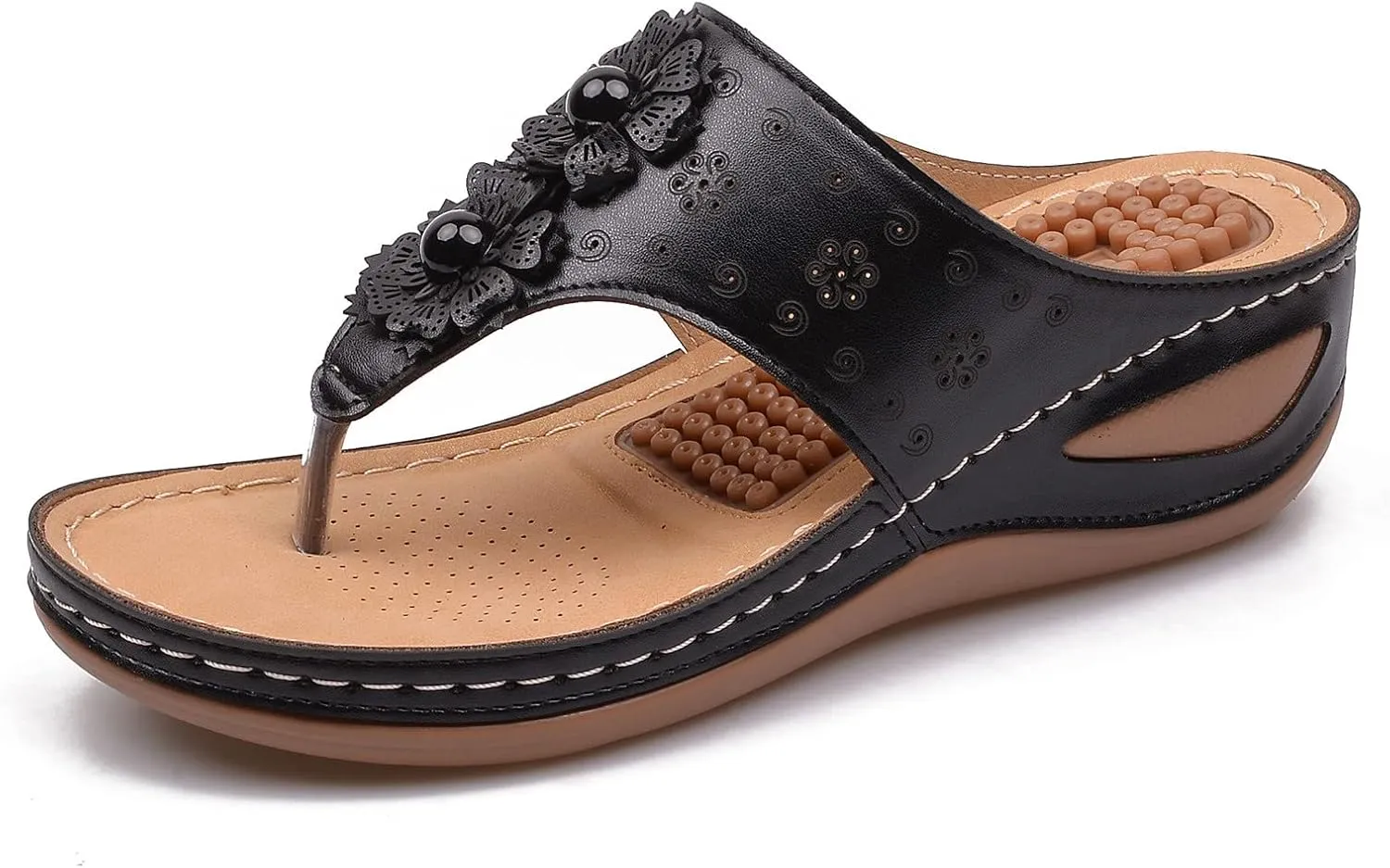 Orthotic Sandals for Women Orthotic Womens Shoes Dressy Casual Sandals Summer Shoes for Women 2025 Orthotic Womens Sandals with Arch Support Wide Orthopedic Flip Flops Women Plantar Fasciitis