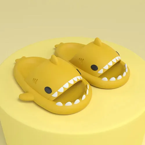 Pallene 2024 New Kids Shark Slippers Fashion Children Cartoon Slippers