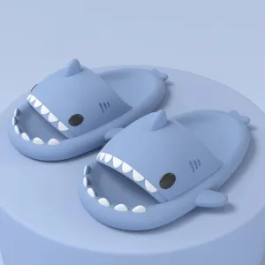 Pallene 2024 New Kids Shark Slippers Fashion Children Cartoon Slippers