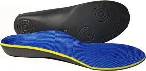 PartyKindom 1Pair Unisex Flatfoot Correction Insoles Arch Support Pads for Comfortable Walking Cuttable Design for Men Women for Sneakers and Casual Shoes