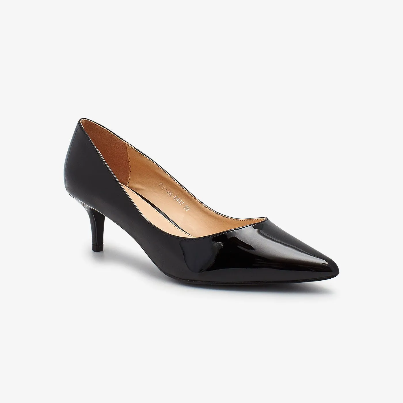 Patent Kitten Heels