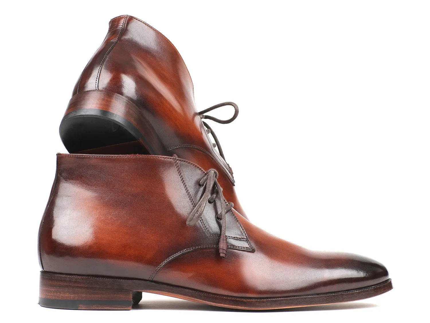 Paul Parkman Chukka Boots Camel & Brown
