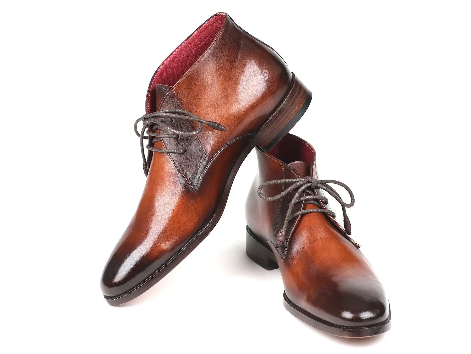 Paul Parkman Chukka Boots Camel & Brown