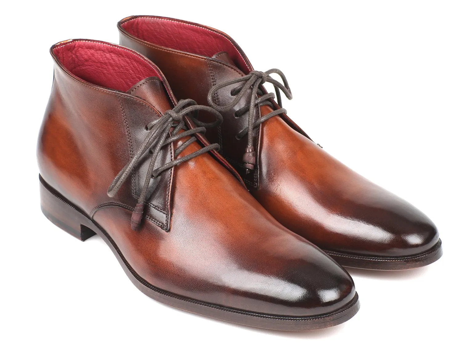 Paul Parkman Chukka Boots Camel & Brown