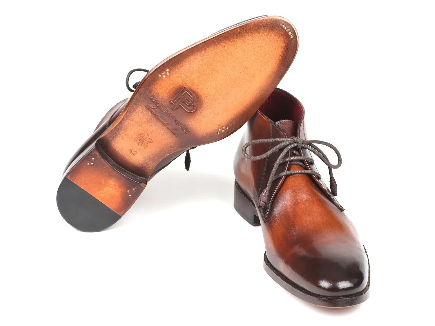 Paul Parkman Chukka Boots Camel & Brown