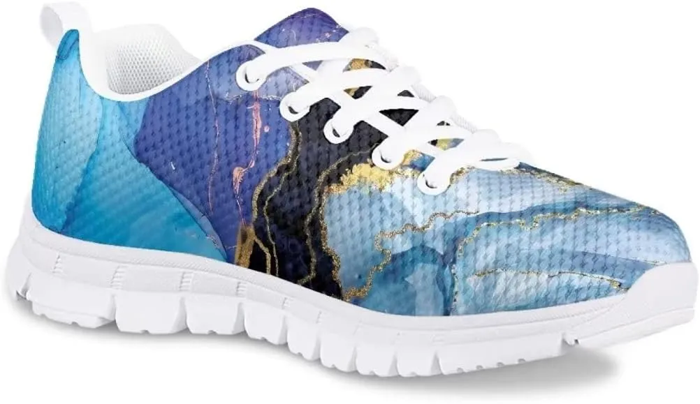 Pinupub Kids Lace-up Sneakers Novelty Print Running Walking Basketball Casual Tennis Sports Shoes