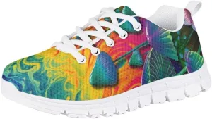 Pinupub Kids Lace-up Sneakers Novelty Print Running Walking Basketball Casual Tennis Sports Shoes