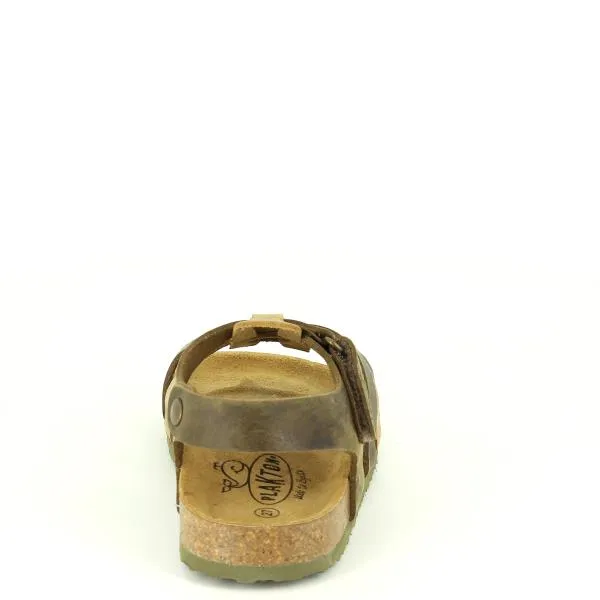 Plakton 125381 Khaki Multi Strap Kids Sandals
