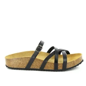 Plakton 341025 Black Multi-Strap Sandals