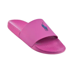 Polo Ralph Lauren Signature Pony Men's Slides Pink/Navy