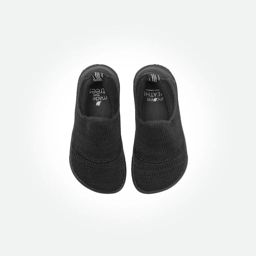 Poro Barefoot Sneakers - Black On Black