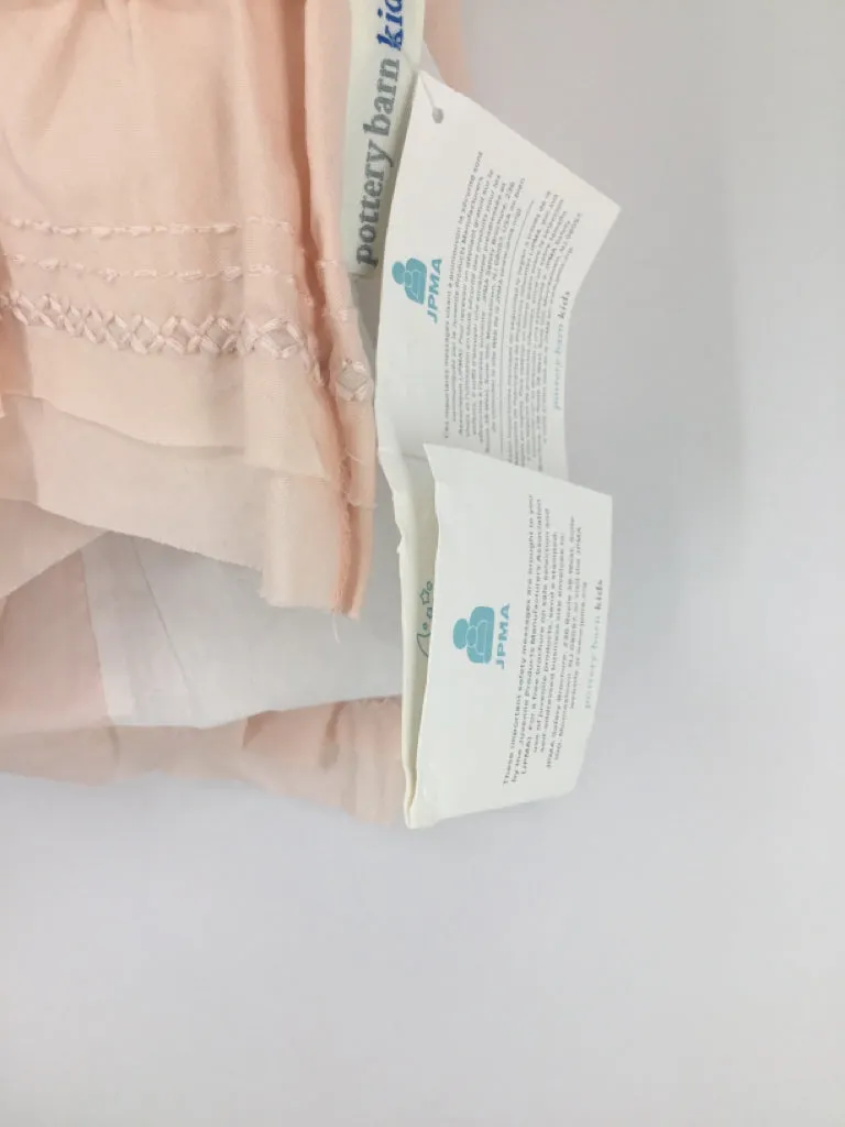 Pottery Barn Kids Pink Crib Skirt