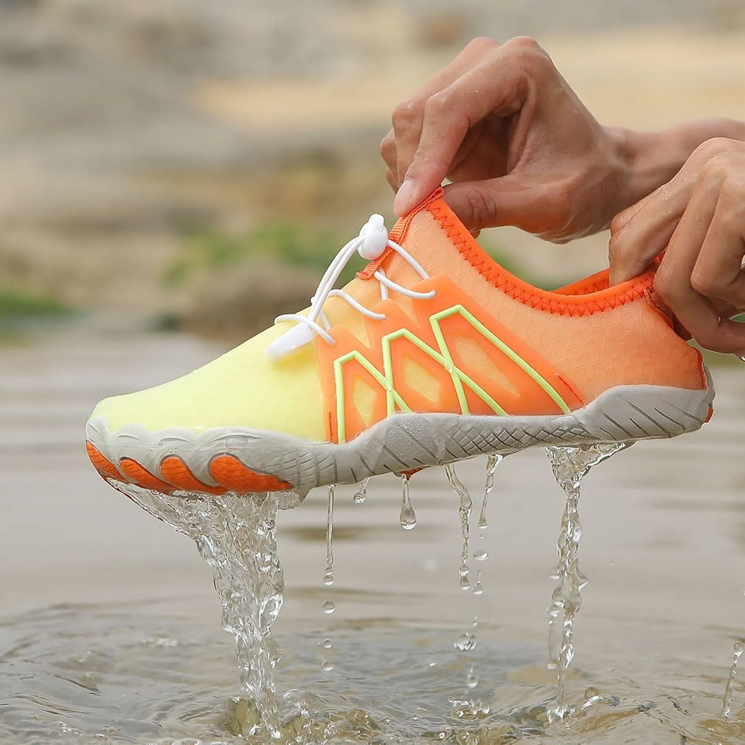 Pro Barefoot Shoes for Women Men Breathable Barefoot Water Shoes Beach Swim Surf Sneakers Footwear with Wide Toe Box