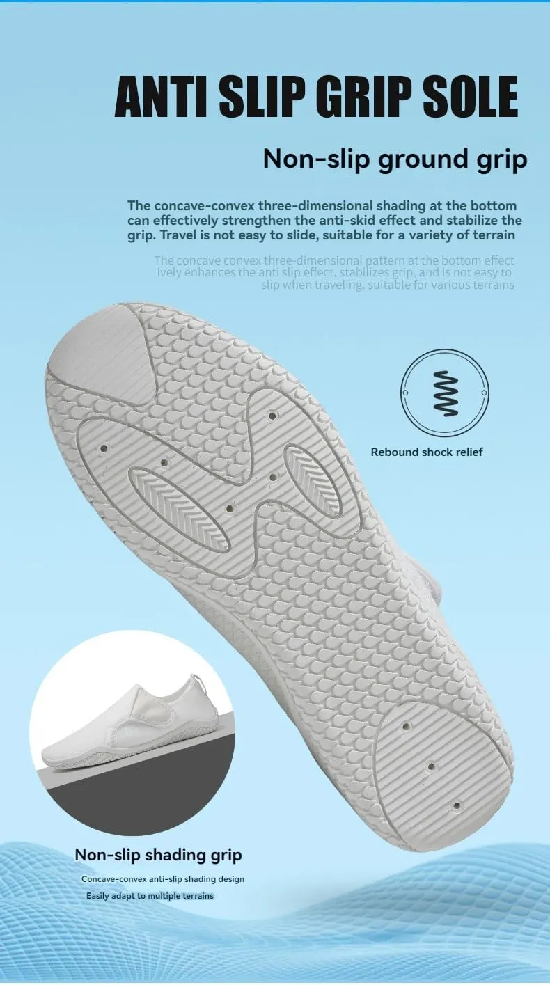 Pro Hike Barefoot Shoes Womens Mens Footwear Shoes Wide Toe Box Waterproof Trail Running Shoes Breathable Healthy & Non-Slip Beach Swim Surf Hiking Shoes