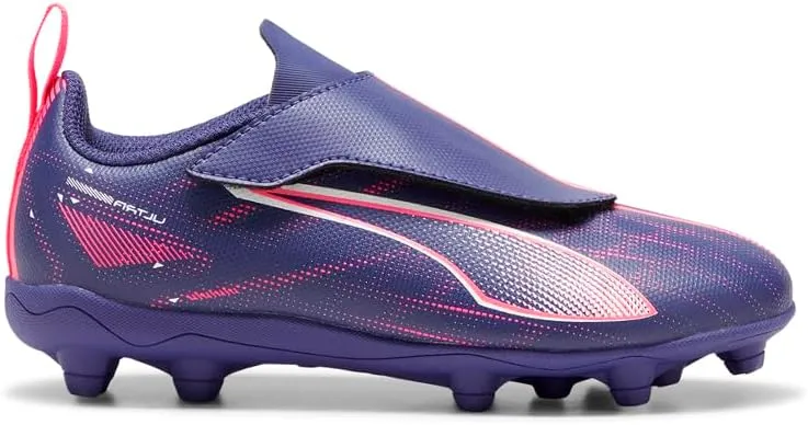 PUMA Unisex-Child Ultra Play Hook and Loop Firm Artificial Ground (Toddler/Little Big Kid) Sneaker
