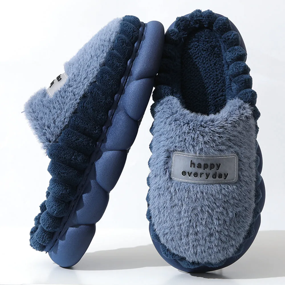 🔥"Happy Everyday"🔥Cozy Soft Fleece Winter Slippers
