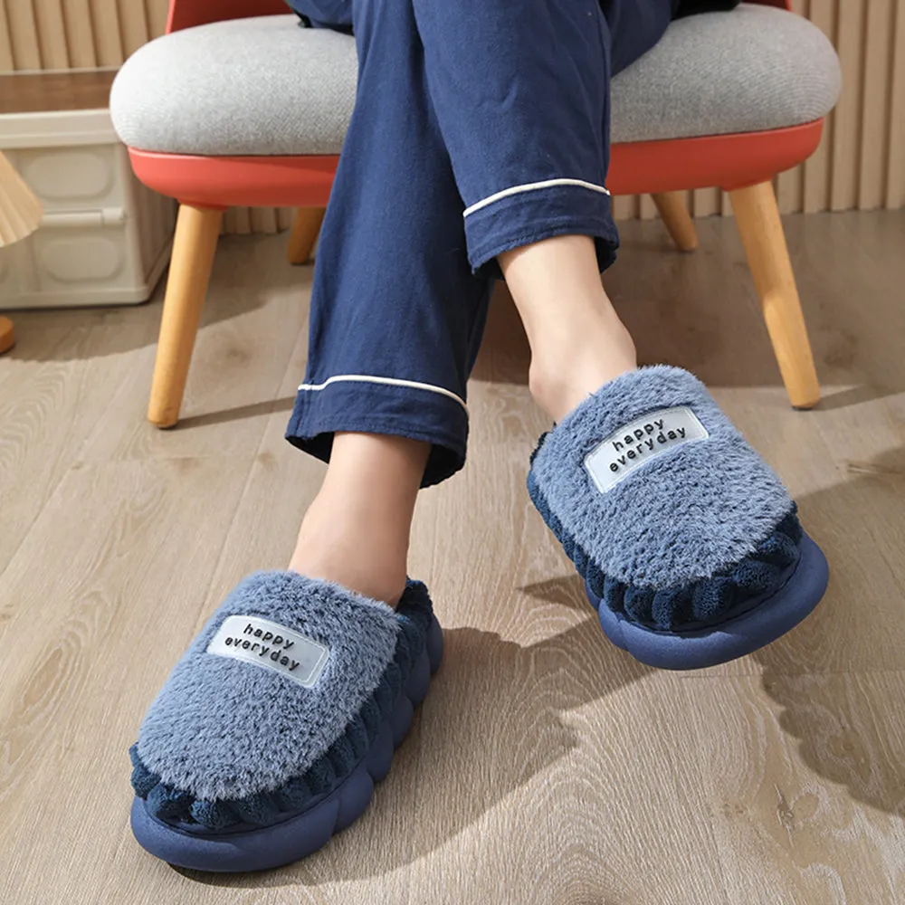 🔥"Happy Everyday"🔥Cozy Soft Fleece Winter Slippers