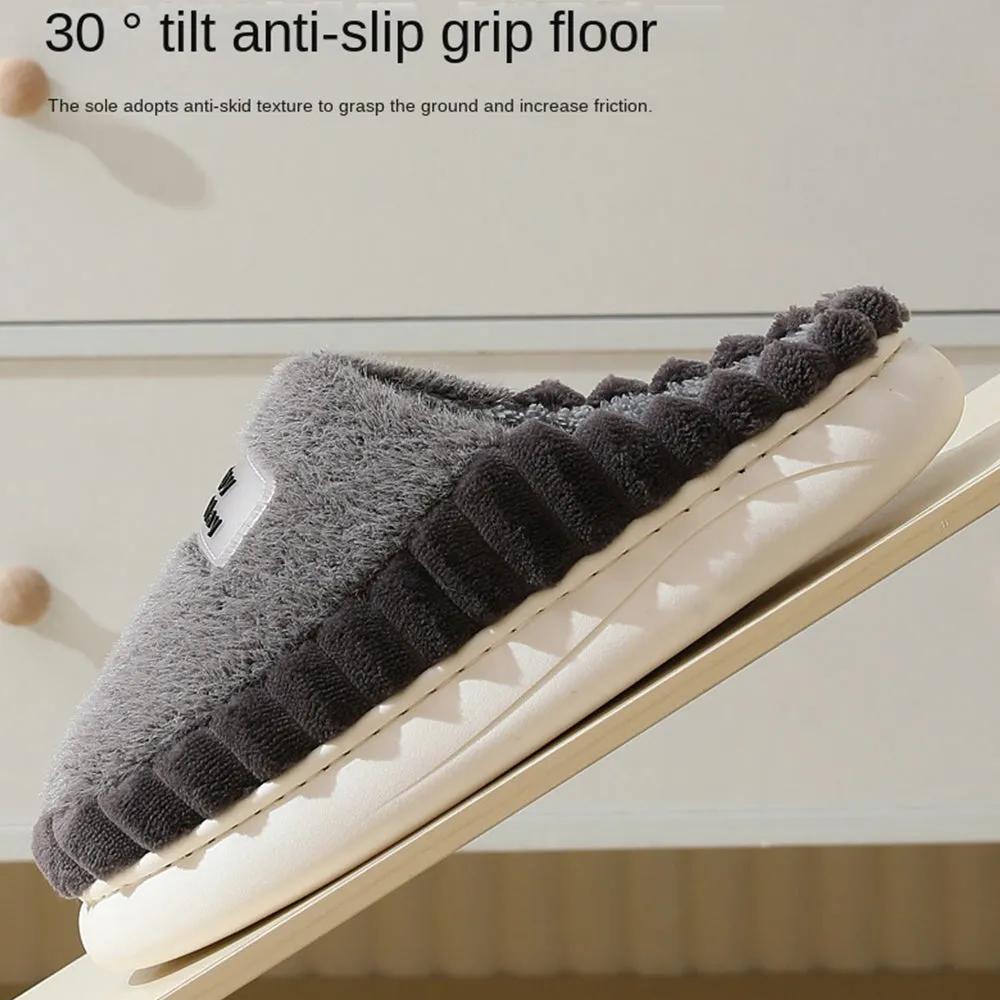 🔥"Happy Everyday"🔥Cozy Soft Fleece Winter Slippers